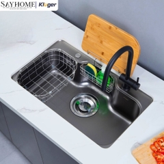 Chậu rửa chén bát 1 hố Nhật Kluger KT8050FB Basic tại thành phố Hồ Chí Minh