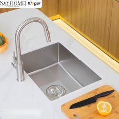 Chậu rửa chén bát 1 hố Nhật Kluger KU6045FS Basic - Hàng chính hãng
