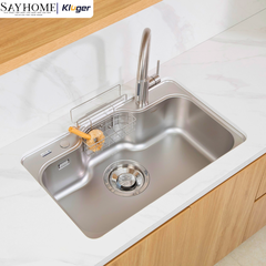 Chậu rửa chén bát 1 hố Nhật Kluger KT8050FS Basic/Plus - Hàng chính hãng