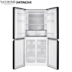 Tủ lạnh 4 cánh màu đen Hitachi HR4N7522DSDXVN 466 Lít - Hàng chính hãng