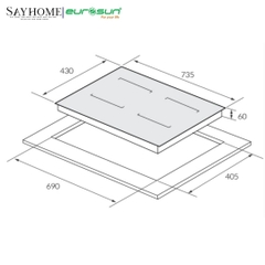 Bếp từ đôi EUROSUN EU-T727XPro tại thành phố Hồ Chí Minh