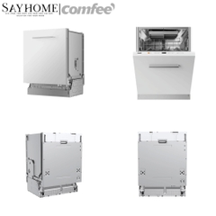 Máy rửa chén COMFEE màu xám CDW-15B60AS 15 bộ đồ ăn Châu Âu tại thành phố Hồ Chí Minh