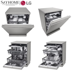 Máy rửa bát LG màu bạc ghi sáng LDT14SVA4.APVPEVN 14 bộ đồ ăn Châu Âu - Bảo hành chính hãng