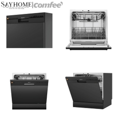Máy rửa chén COMFEE màu xám đen CDW-8F60RB 10 bộ đồ ăn Châu Âu tại thành phố Hồ Chí Minh