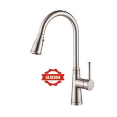 Vòi rửa chén bát B-GEM BG-SU01 NEW nóng lạnh dây rút cao cấp tại Thành phố Hồ Chí Minh