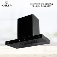 Máy hút khói khử mùi chữ T màu đen  RANGER HOOD KIELER KL-V902