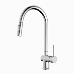 Vòi rửa bát Kluger KLF0008SS/SB/SC dây rút, nóng lạnh - Chính hãng