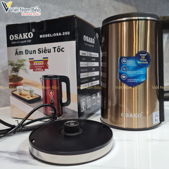 Ấm đun siêu tốc OSAKO OSA-250 2 Lớp - Hàng chính hãng
