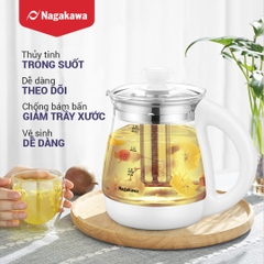 Ấm siêu tốc Nagakawa NAG0316 đa năng - Tích hợp 12 chức năng-Điều khiển cảm ứng - Bảo hành 12 tháng.