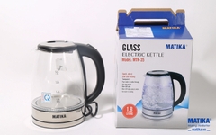 Ấm siêu tốc Matika MTK-35 thủy tinh (1,8L) - Hàng chính hãng