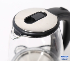 Ấm siêu tốc Matika MTK-35 thủy tinh (1,8L) - Hàng chính hãng