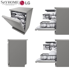 Máy rửa bát LG màu bạc ghi sáng LDT14SVA4.APVPEVN 14 bộ đồ ăn Châu Âu - Bảo hành chính hãng