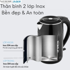 Ấm đun siêu tốc B-Gem BG-09A - Hàng chính hãng B-GEM