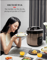 NỒI CƠM ĐIỆN NAGAKAWA NAG0133 1,8 lít - Hàng chính hãng