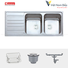 Chậu rửa bát European sink Artusi KS11650 1D – Bàn trái - Chính hãng KONOX