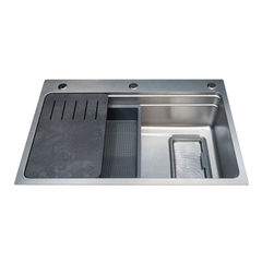 Chậu rửa chén bát 1 hố inox 304 MALLOCA SILVER MS7750SI tại thành phố Hồ Chí Minh