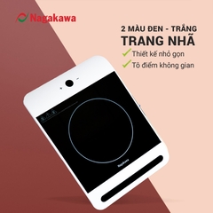 Bếp từ Nagakawa NAG0712 (2200W) điều khiển cảm ứng 2 hướng - Hàng chính hãng