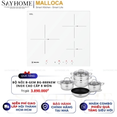 Bếp 03 từ Malloca MI 593 WN - Hàng chính hãng Malloca