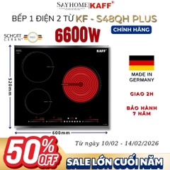 Bếp điện từ KAFF KF-S48QH PLUS 3 vùng nấu - Bảo hành chính hãng 7 năm