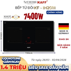 Bếp từ đôi KAFF KF-IH201II - Bảo hành chính hãng 7 năm