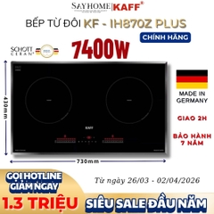 Bếp từ đôi KAFF KF-IH870Z PLUS - Bảo hành chính hãng 7 năm