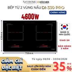 Bếp từ đôi Kocher DI-330Pro-  Bảo hành 3 năm