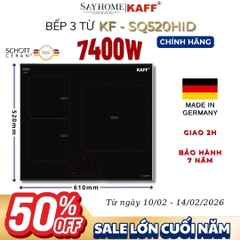 Bếp từ KAFF KF-SQ520HID 3 vùng nấu - Bảo hành chính hãng 7 năm