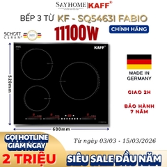 Bếp từ KAFF KF-SQ5463I Fabio 3 vùng nấu- Bảo hàng chính hãn 7 năm