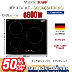 Bếp từ KAFF KF-SQ5463I Fabio 3 vùng nấu- Bảo hàng chính hãn 7 năm