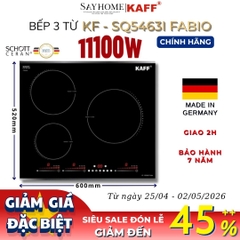 Bếp từ KAFF KF-SQ5463I Fabio 3 vùng nấu- Bảo hàng chính hãng 7 năm
