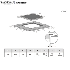 Bếp 3 từ Panasonic KY- R63ABLYUE  tại thành phố Hồ Chí Minh