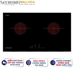 Bếp điện đôi Malloca MH-732 RN - Hàng chính hãng Malloca