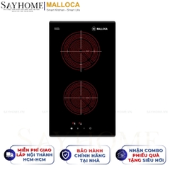Bếp điện đôi Domino Malloca MDR 302 - Hàng chính hãng Malloca