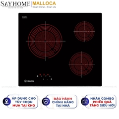 Bếp 03 điện Malloca MR 593 - Hàng chính hãng Malloca