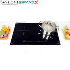 Bếp điện từ đôi GRANDX GX E677SE Series 6 - Bảo hành chính hãng 3 năm