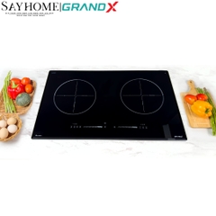 Bếp điện từ đôi GRANDX GX E795Lux Series 7 - Bảo hành chính hãng 4 năm