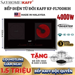 Bếp điện từ đôi KAFF KF-FL7008IH - Bảo hành chính hãng tại nhà 5 năm