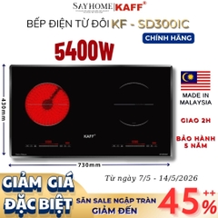 Bếp điện từ đôi KAFF KF-SD300IC - Bảo hành chính hãng 5 năm