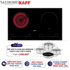 Bếp điện từ đôi kết hợp KAFF KF-FL101IC - Bảo hành chính hãng 5 năm