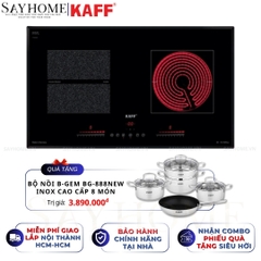 Bếp điện từ đôi KAFF KF-FL108 PLUS - Bảo hành chính hãng 7 năm