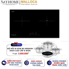 Bếp điện từ đôi Malloca MH-732 IRN - Hàng chính hãng Malloca