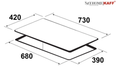 Bếp từ kết hợp hồng ngoại KAFF KF-179IC tại thành phố Hồ Chí Minh
