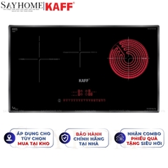 Bếp điện từ kết hợp KAFF KF-IC79H NEW PLUS 3 vùng nấu - Bảo hành chính hãng 5 năm