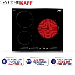 Bếp điện từ kết hợp KF-S48QH PLUS 3 vùng nấu - Bảo hành chính hãng 7 năm