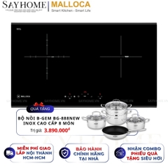 Bếp điện từ kết hợp MALLOCA MIR 772 - Hàng chính hãng