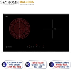 Bếp điện từ đôi kết hợp MALLOCA MIR 772 - Hàng chính hãng