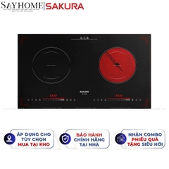 Bếp điện từ đôi SAKURA SE-3250B - Chính hãng