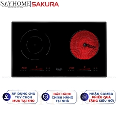 Bếp điện từ đôi SAKURA SE-3260B - Chính hãng