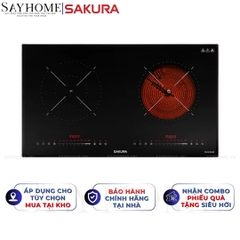 Bếp điện từ đôi SAKURA SE-MH502B - Chính hãng