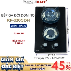 Bếp ga đôi Domino KAFF KF-330GDH - BẢO HÀNH CHÍNH HÃNG 3 NĂM